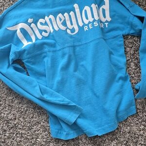Disneyland Resort Kids Teal Long Sleeve Tee
